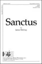 Sanctus TTBB choral sheet music cover